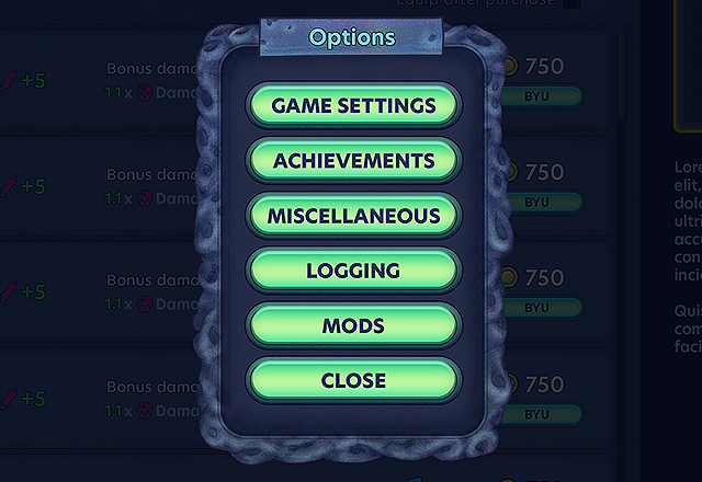 defender's quest 2 interface